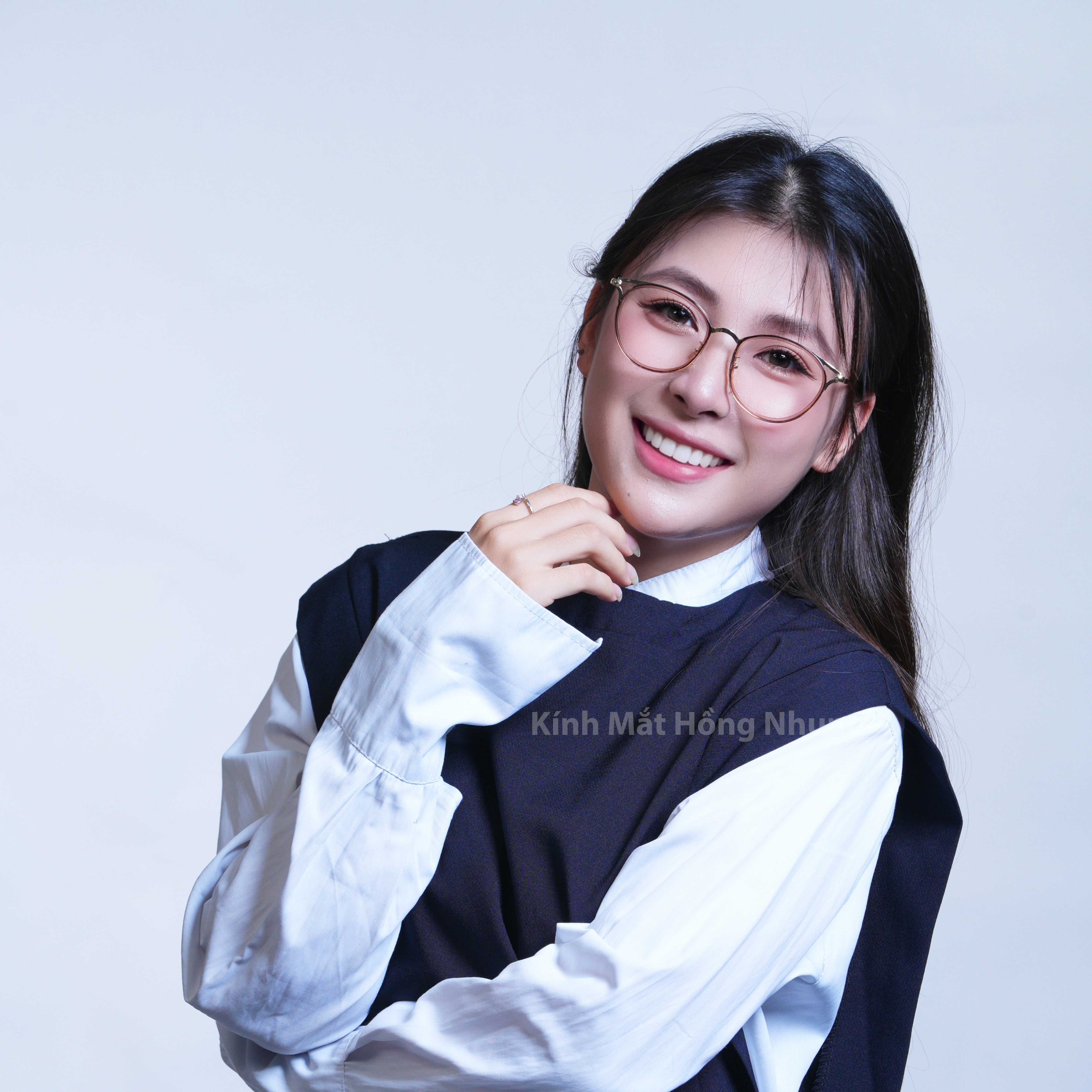 Gọng kính nữ mắt mèo thời trang gọng kim loại siêu nhẹ phù hợp dáng mặt vừa và nhỏ mã M13