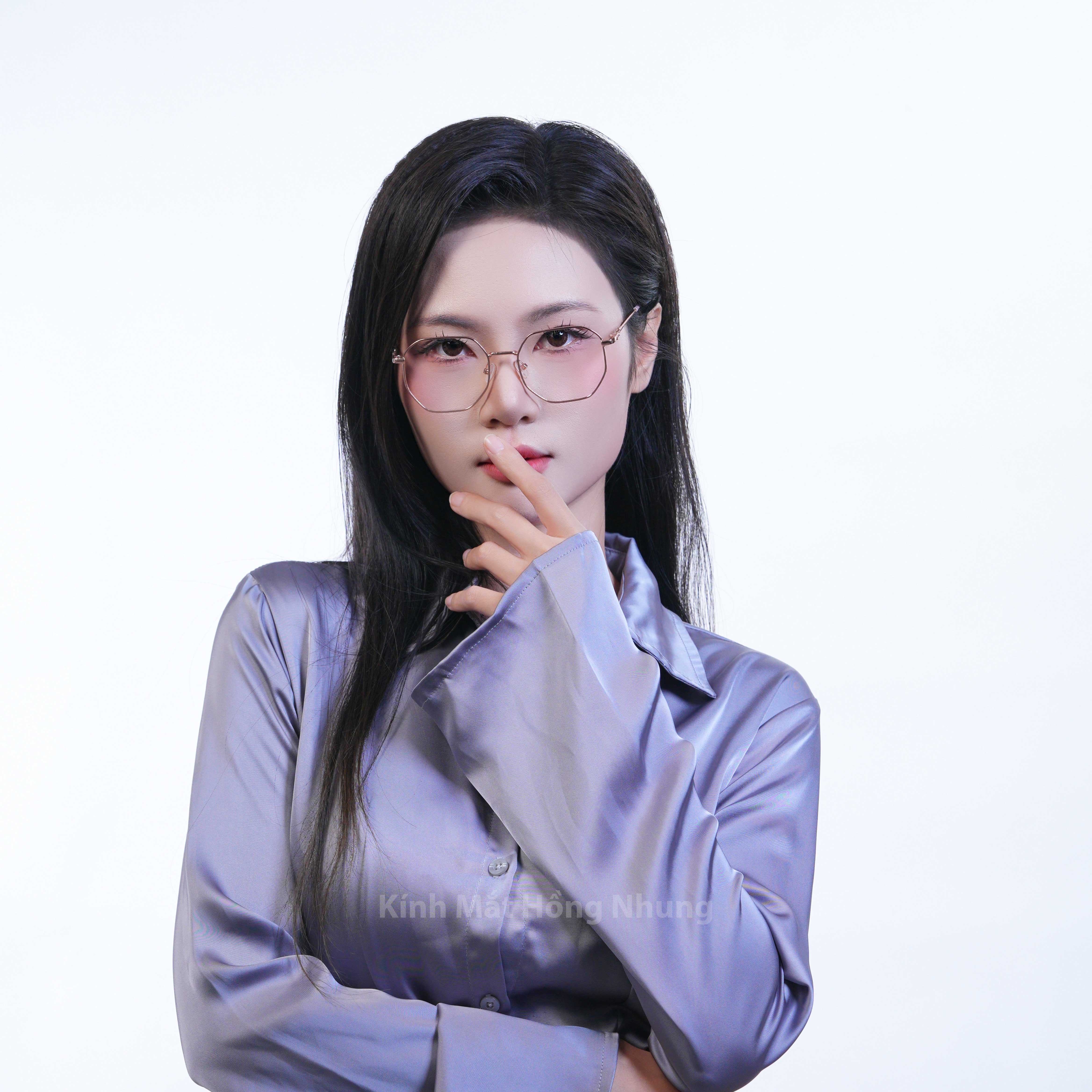 Gọng Kính Unisex Đa Giác Gọng Mảnh Fit Mặt Nhỏ Nhẹ Êm Không Gây Cấn Mã M4